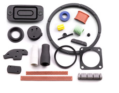 Molded rubber parts